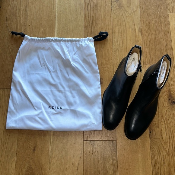 Reiss Men’s Side-Zip Boot - Size 43 (US - 10) - Black - Picture 2 of 6